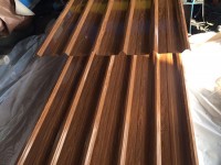 16ft x 8ft Wood Grain Steel Shed